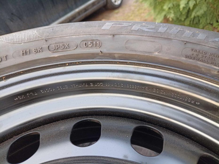 Koło 17 225/55 nowa felga stalowa 5x108