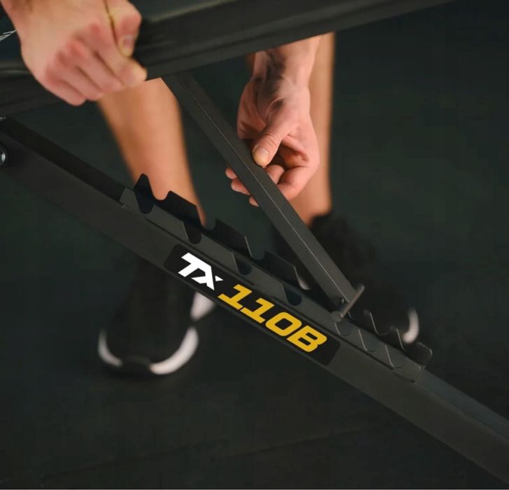 Регульована лава для тренувань Trex Sport TX-110B з еспандерами 110 кг