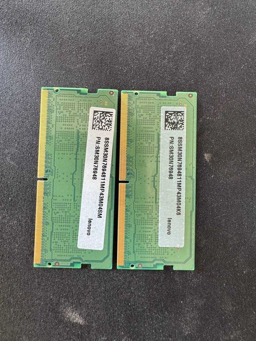 Оперативна память Samsung SO-DIMM DDR5 4800 MHz 2 планки по 8 gb