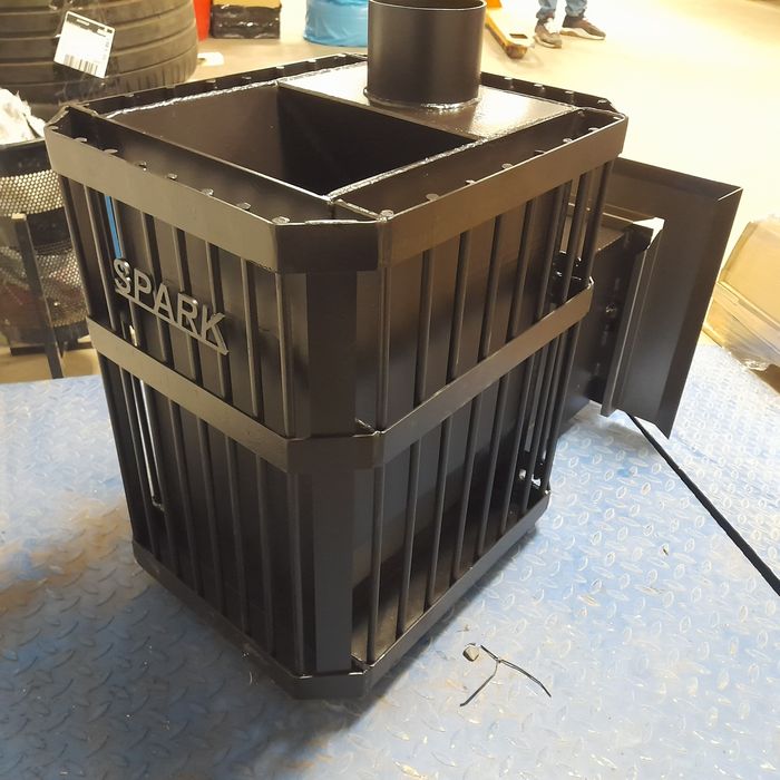 Піч для бані, сауни, чан.