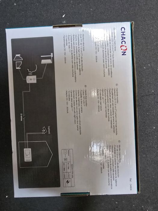 Chacon vídeo porteiro 7 polegadas