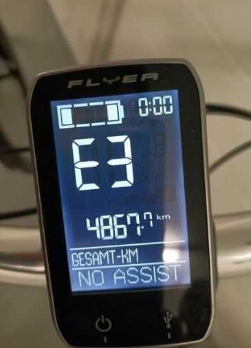 Bateria Flyer Gazelle panasonic 36v po regeneracji do 20Ah