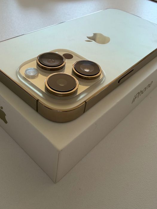 Złoty iPhone 14 Pro 128GB w bardzo dobrym stanie