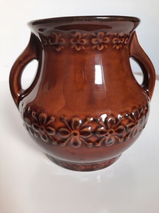 Stary  porcelitowy wazon, PRL