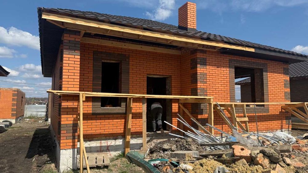 Новий будинок 68 м² біля лісу, Тяжилів (Вінниця).