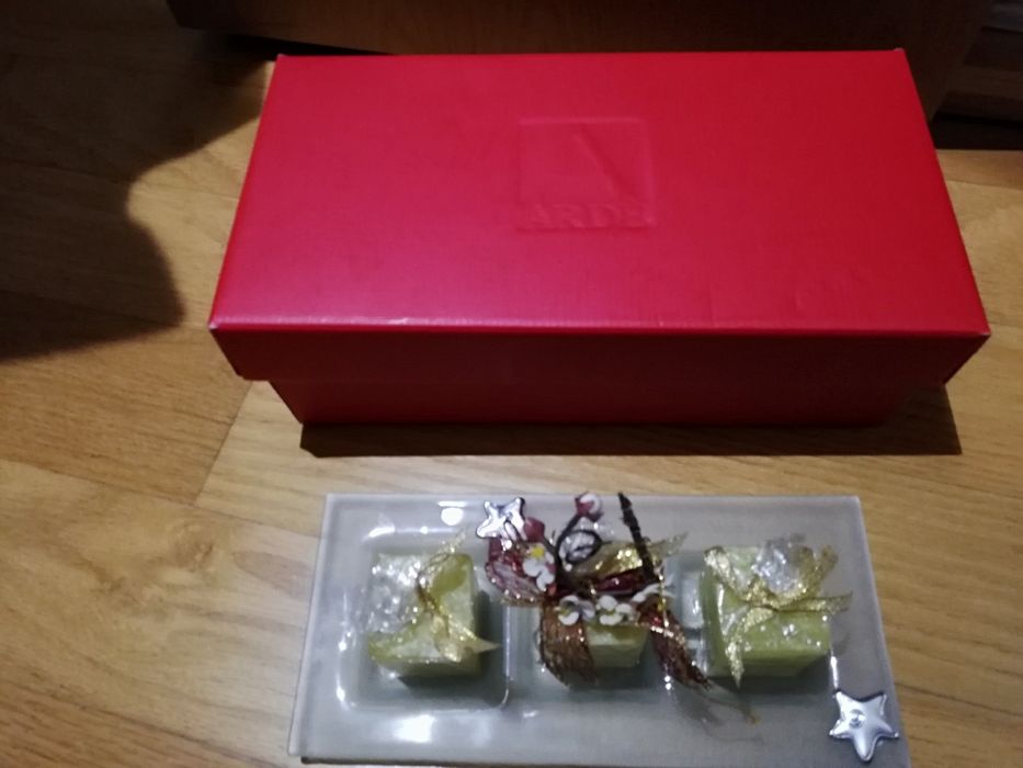 Castiçal com apontamentos de prata