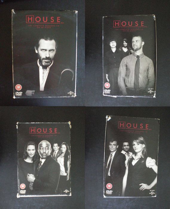 Dr. House - T1 a T8 - big box com 46 discos