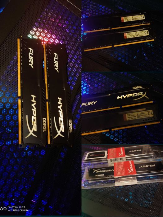 HyperX FURY Оперативна память16GB(8Гб+8Gb) DDR3L−1866MHz HX316LC10FB/8
