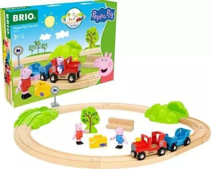 Brio Zestaw kolejowy Peppa Pig pudełko,