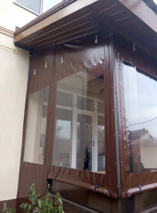 М’які вікна Полтава з ПВХ плівки для альтанок, терас