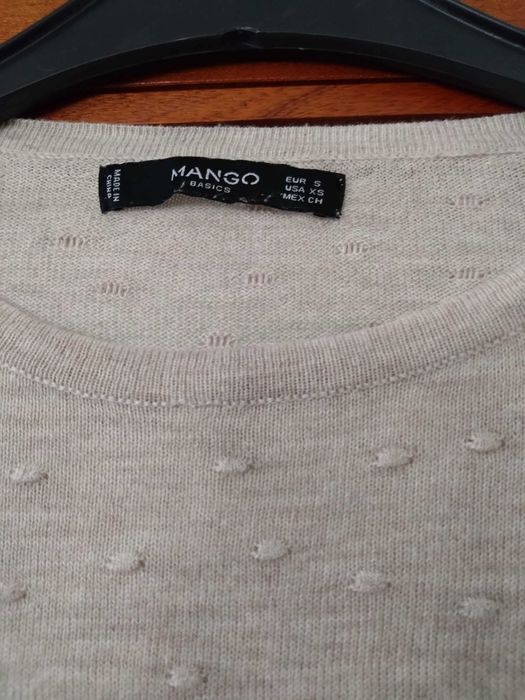 Camisola bege Mango S