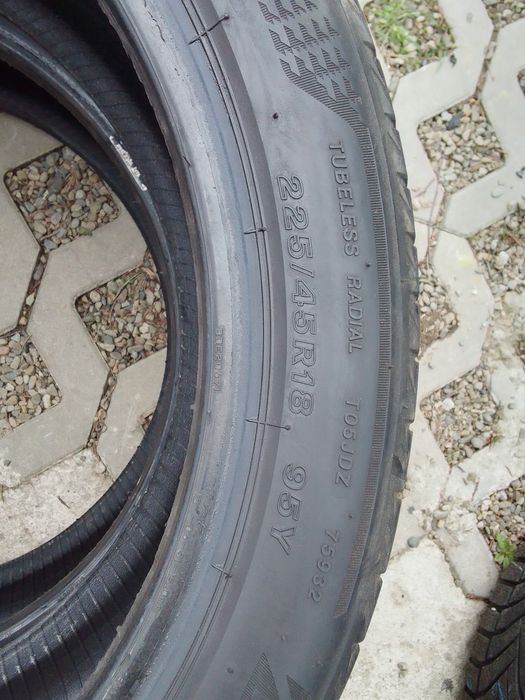 Cena za 2 Opony letnie 225/45r18 BRIDGESTONE 2021r