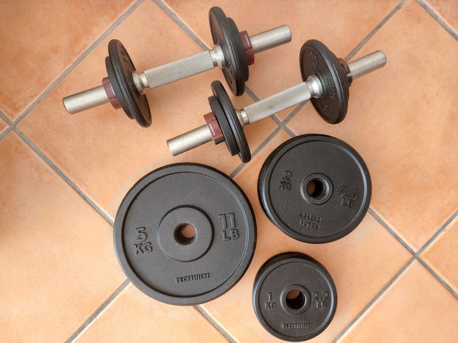 Conjunto de halteres