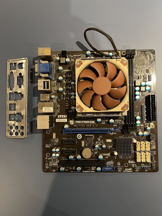 Płyta główna MSI FM2-A75MA-E35 + procesor AMD X2 340