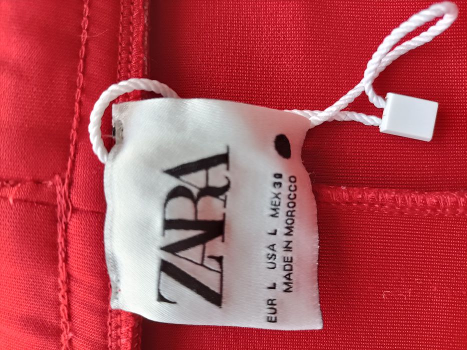 Calções vermelhos desportivos Zara  L