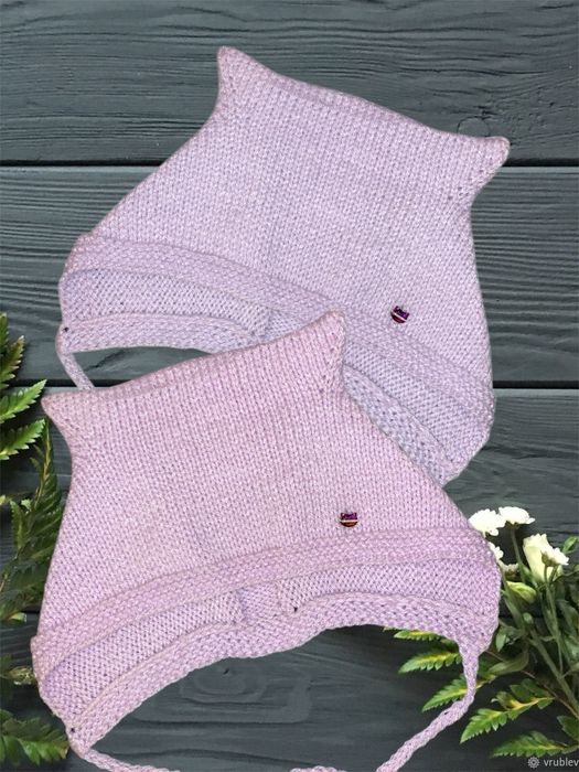 Котошапка дитяча ручна робота