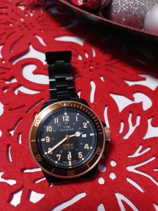 Zegarek męski Glycine Combat automat szafir GL0276