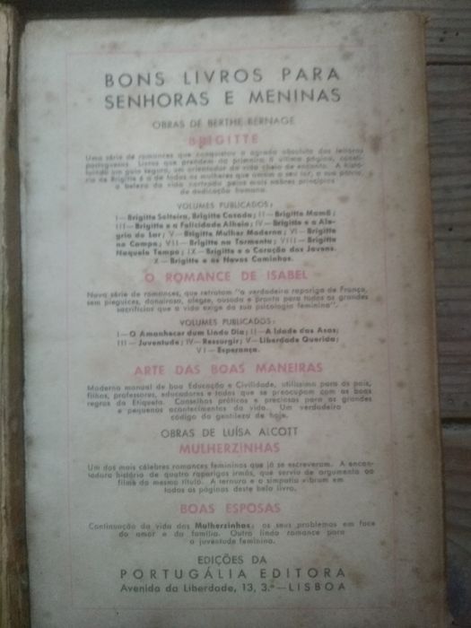 O Livro das Raparigas e Biblioteca das Raparigas (livros antigos)