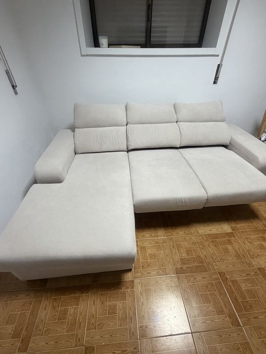 Sofá Chaise Longue como novo