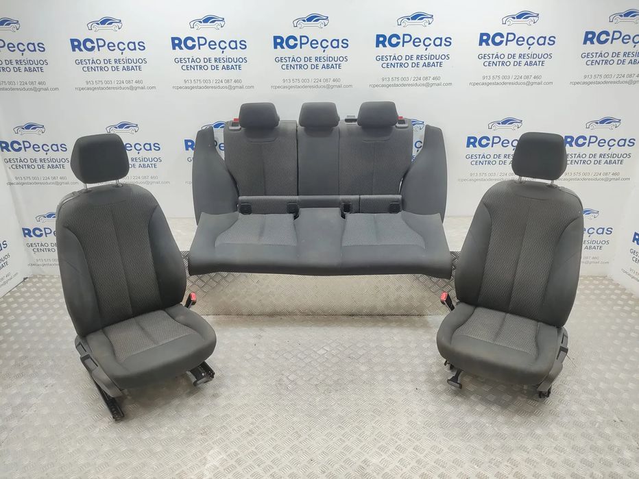 Conjunto Bancos Originais Tecido BMW Serie 1 F21 3 Portas Serie 2 F22