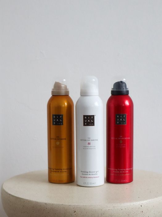 Rituals, набори Рітуалс, пінка для душу, скраб для тіла, крем для тіла