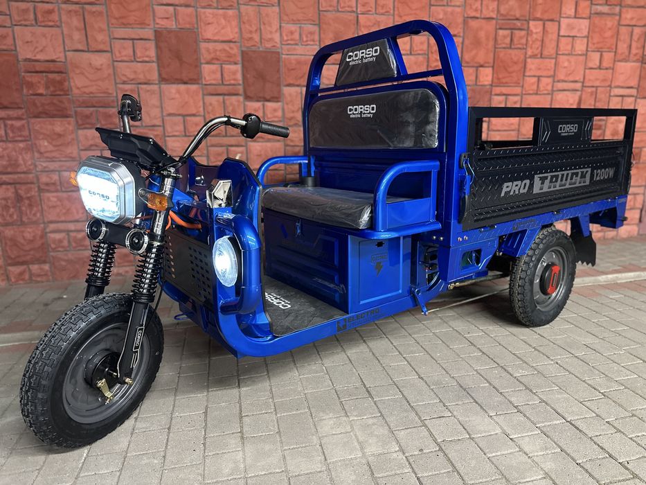 Електричний вантажний трицикл Corso 1200w