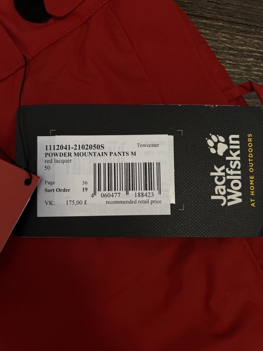 штани jack wolfskin recco лижні мембранні texapore чоловічі джек new