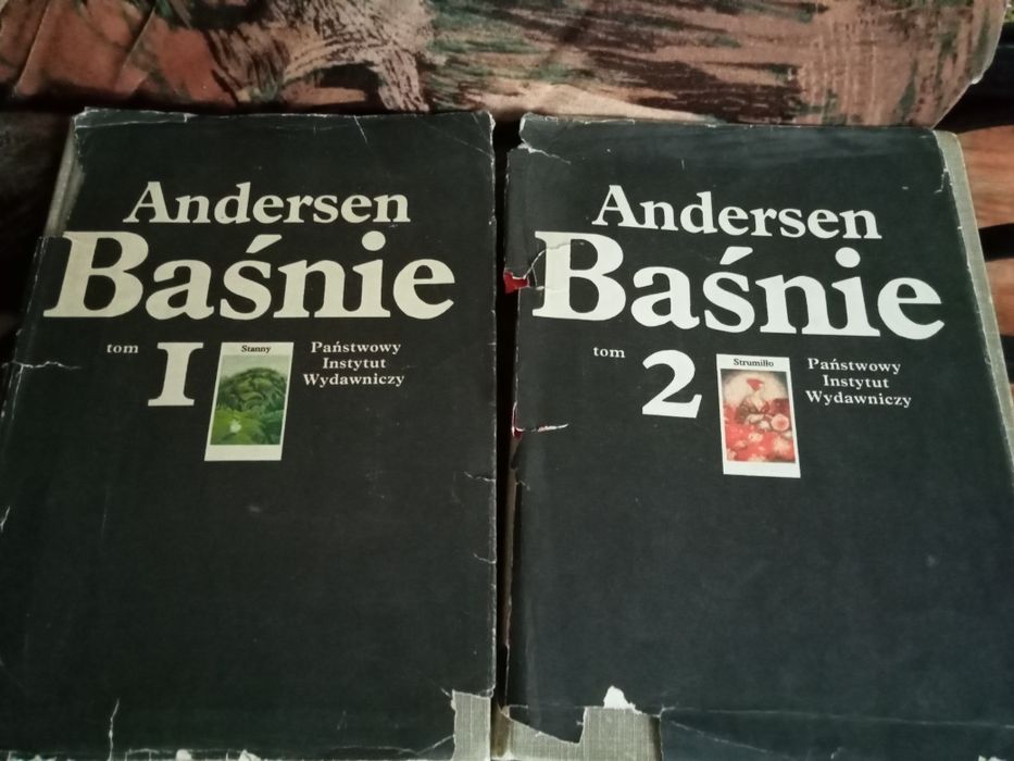 Książki Baśnie Andersena tom 1 i 2. Rok 1975