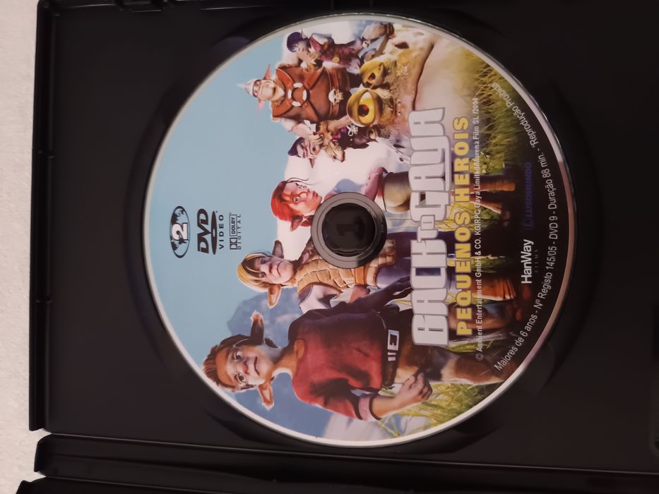 DVD back to gaya pequenos heróis