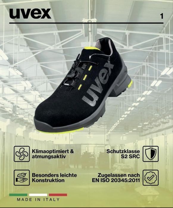 Черевики, захисне взуття, спецвзуття UVEX 44 p