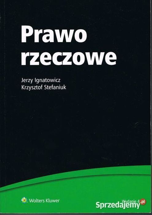 Prawo rzeczowe ignatowicz