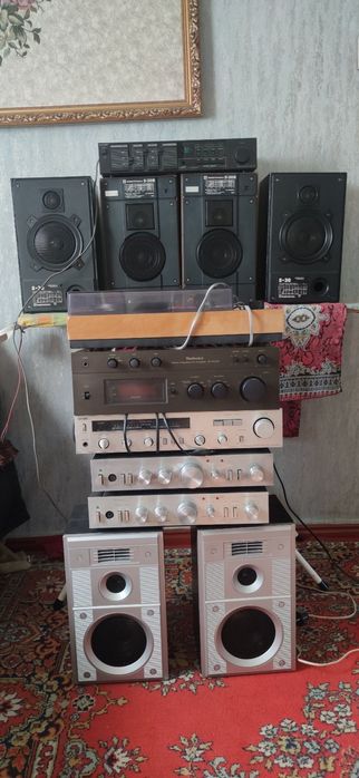 Ламповий підсилювач + АС ( 4 шт EL-84 ,  4гд5+1гд3 вч) hi -fi