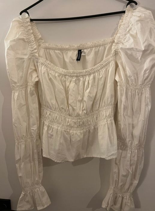 Bluzka H&M z marszczeniami