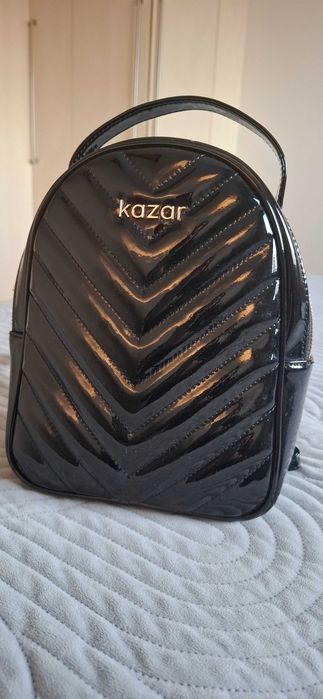 Plecaczek skórzany pikowany kazar