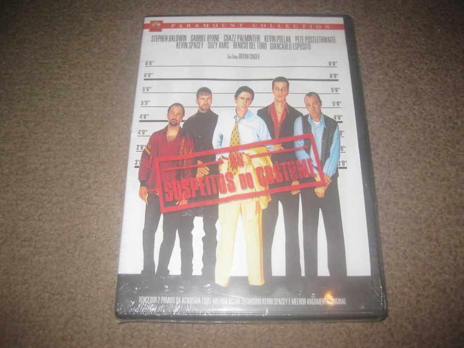 DVD "Os Suspeitos do Costume" com Kevin Spacey/Selado!