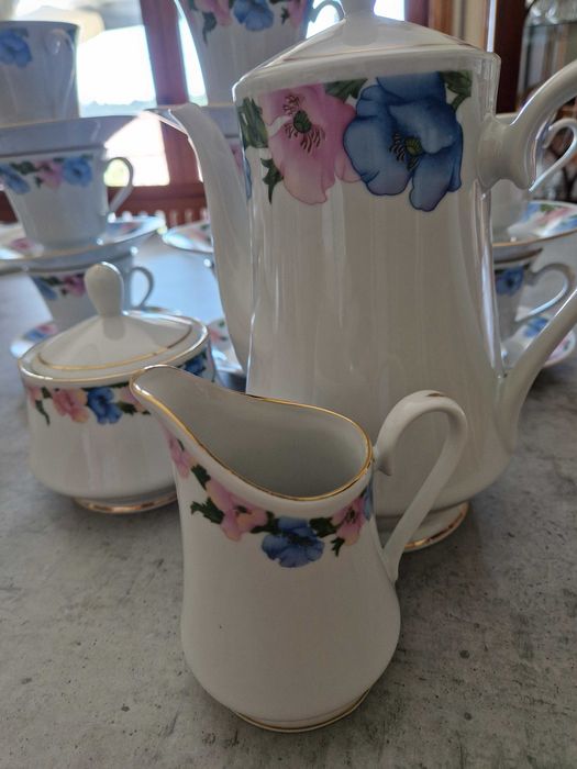 Conjunto de chávenas em porcelana chinesa vintage
