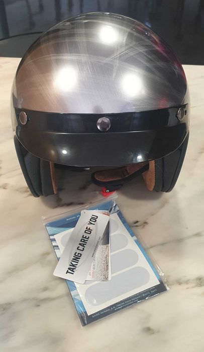 Capacete Shiro Retro Vintage NOVO