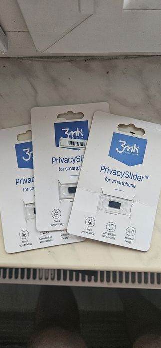 Zaślepka przedniej kamery laptop / telefon / ochrona, prywatność, 3 sztuki