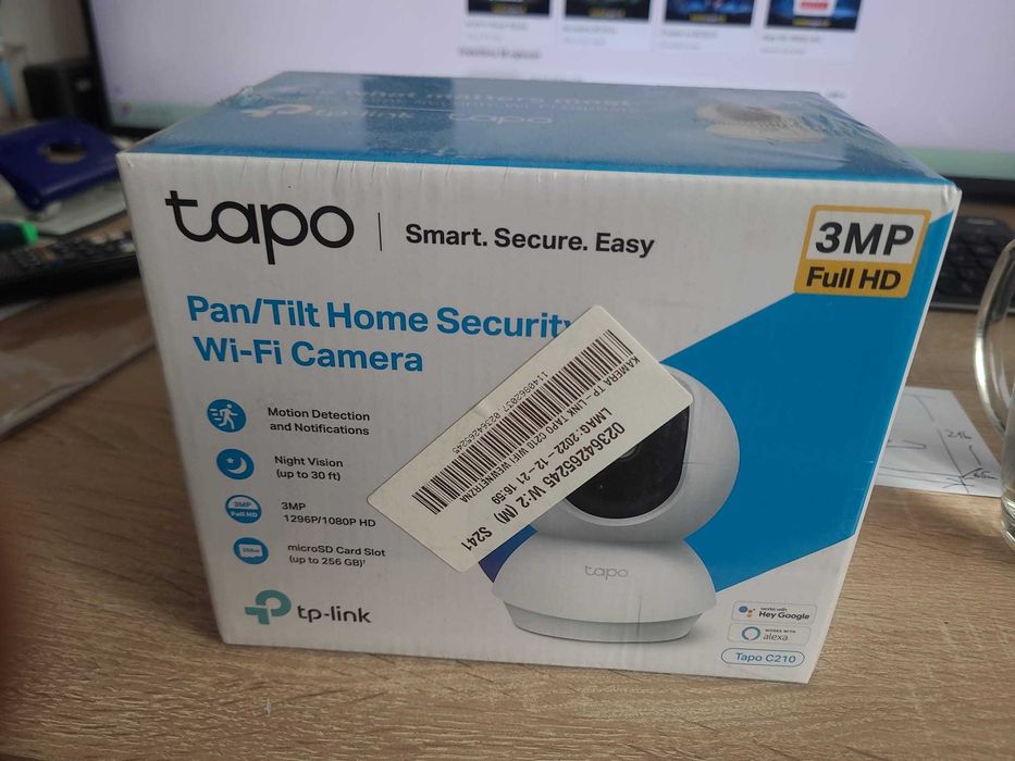 Kamera WiFi TP-Link Tapo C210 3MP Pan/Tilt Monitoring