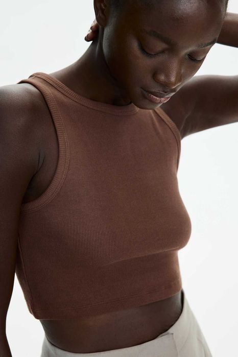 Топ в рубчик h&m, xs, стан нового