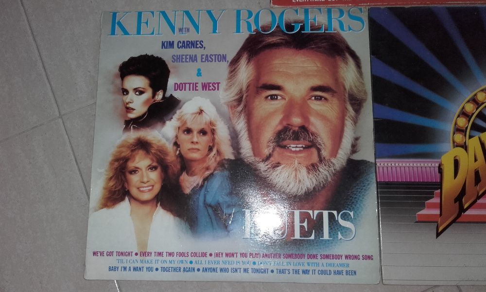 Discos de vinil antigos.