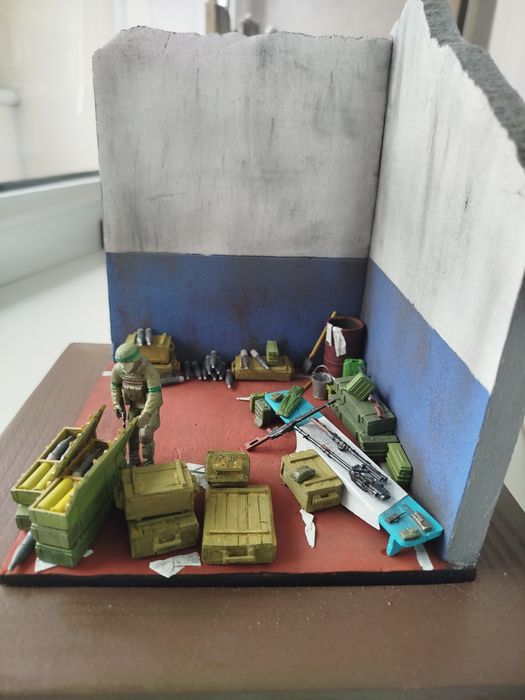 Діорама "Трофеї ", масштаб 1:35