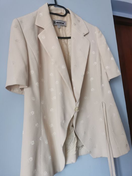 Marynarka bluzka z wiązaniem S