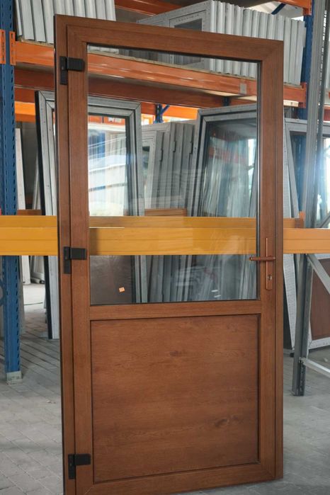 DRZWI Kacprzak 105x210 ZEW. PCV Złoty dąb Antracyt Orzech - Lider OLX