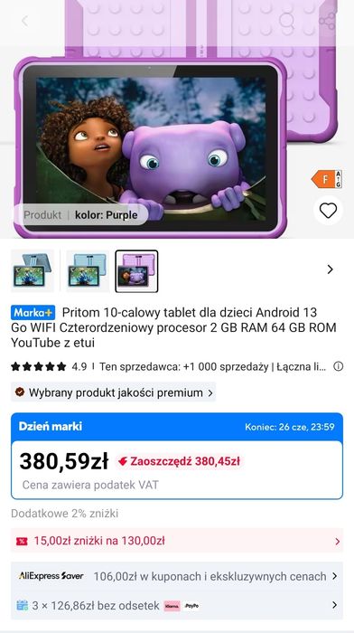 Tablet 10' Pritom android