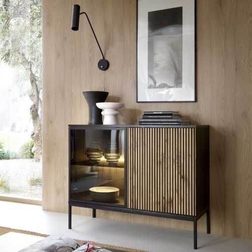 Nowość ! Komoda z frezowanym frontem i oświetleniem LED dwa kolory