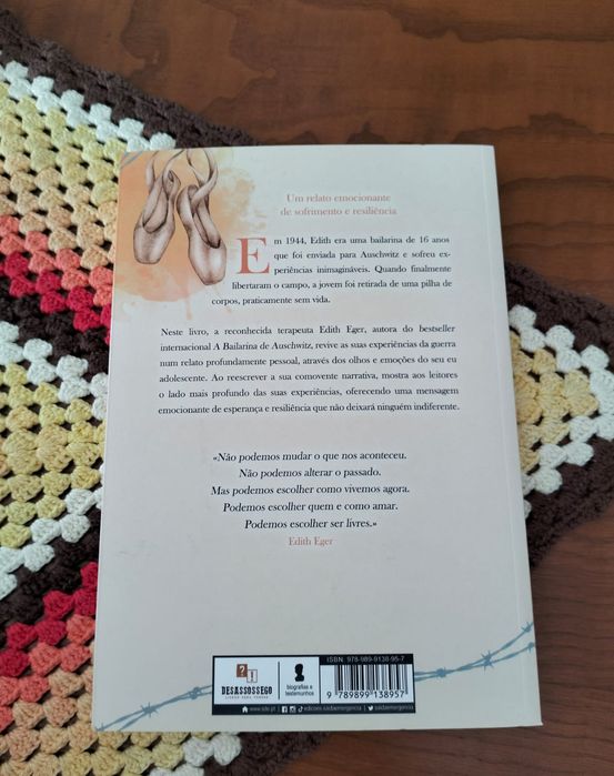 A Bailarina de Auschwitz" de Edith Eger, na "EDIÇÃO PARA JOVENS"