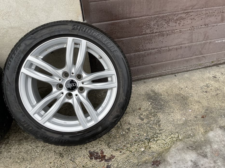 (161) Koła, Felgi 5x112 17” Germany, Audi, Bridgestone