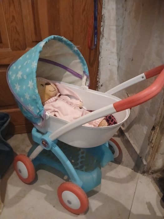 wózek dla lalek Smoby Disney Kraina Lodu, głęboka gondola