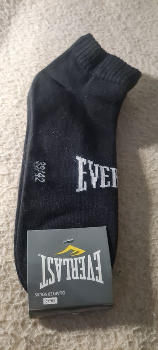 Skarpety męskie  Everlast r.39-42  nowe czarne  3 szt w komplecie